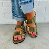 Birkenstock Arizona Big Buckle Sandal - Olive - Lace and Grace Boutique