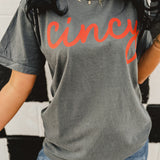 Cincy Dyed Tee - Pepper