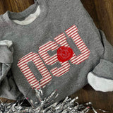 OSU Embroidered Ragged Game Day - Dark Grey