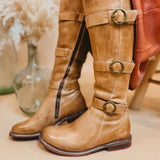 BedStu Kitty Boots - Tan Rustic