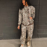 Woodland Camo Fleece Hoodie