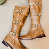 BedStu Kitty Boots - Tan Rustic