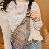 C.C Puffer Sling Bag