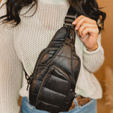 C.C Puffer Sling Bag