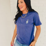 Simply Southern Good Energy Tee - Navy - Lace and Grace Boutique