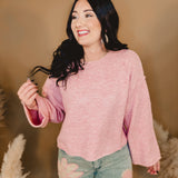 Love Is In The Air Cozy Sweater - Pink