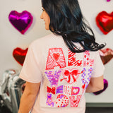 Simply Southern Love Tee - Rosy Pink