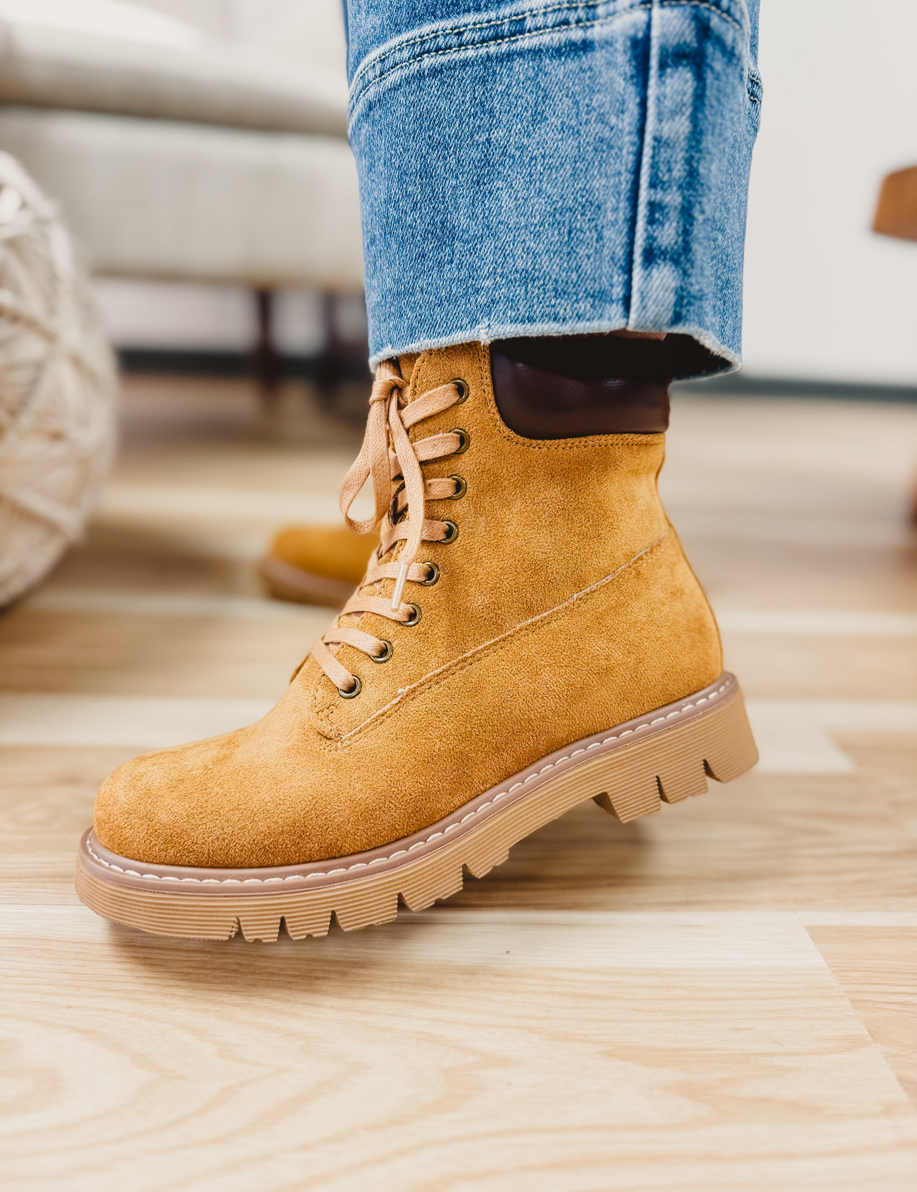 Put In The Work Boots by Corkys - Chamois - Lace and Grace Boutique