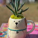 Natural Life Folk Art Mug - Lucky The Dog