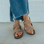 Birkenstock Arizona Oiled Leather - Tobacco Brown - Lace and Grace Boutique