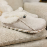 Birkenstock Zermatt Premium Suede Slipper - Antique White