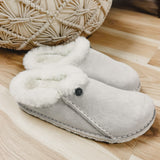 Birkenstock Zermatt Premium Suede Slipper - Antique White