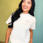 Simply Southern Dilly Dally Tee - Oyster - Lace and Grace Boutique