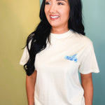 Simply Southern Mineral Wash Howdy Tee - Bone - Lace and Grace Boutique