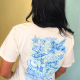 Simply Southern Mineral Wash Howdy Tee - Bone - Lace and Grace Boutique