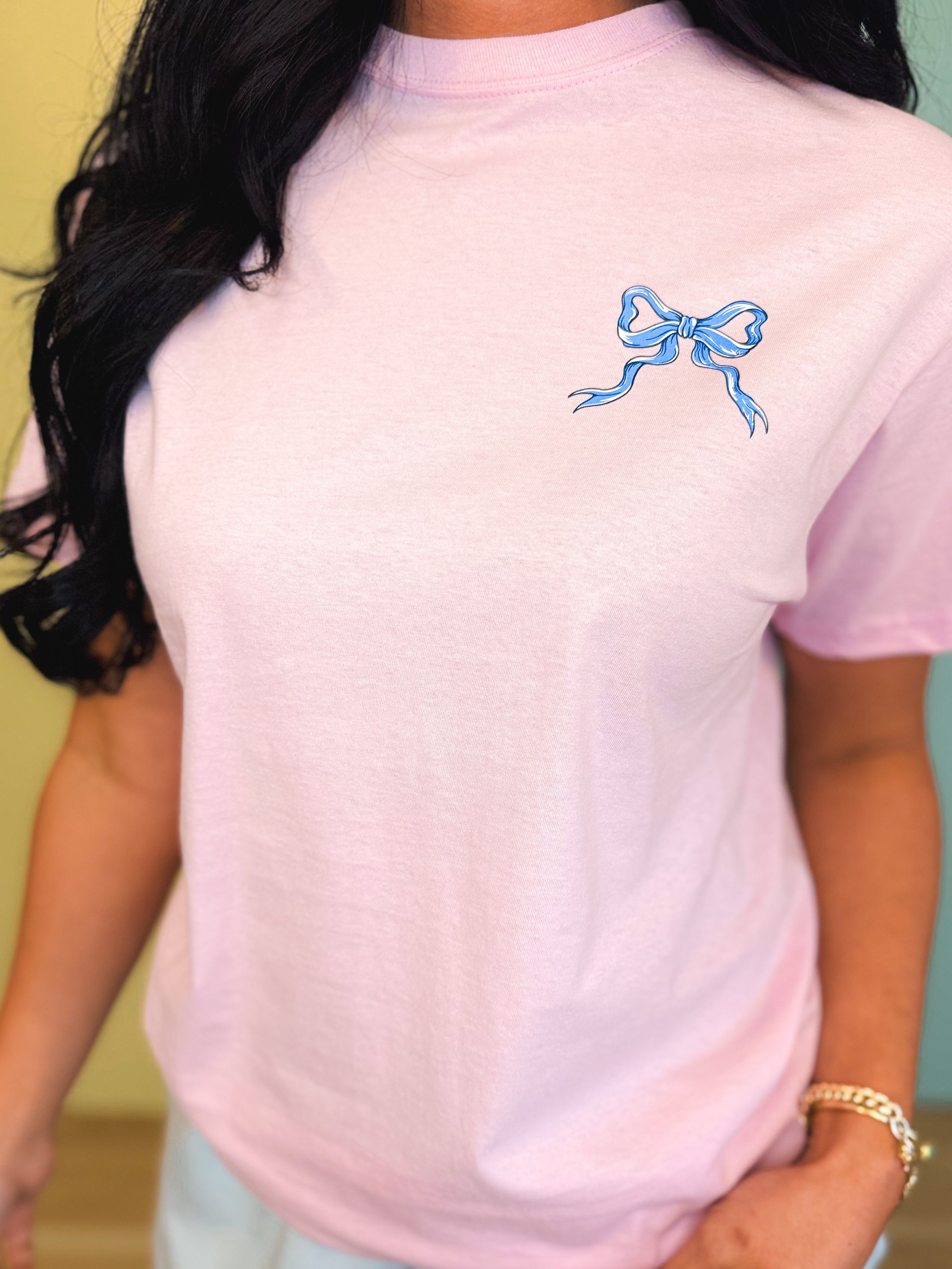 Simply Southern She Loves Jesus Tee - Peony - Lace and Grace Boutique