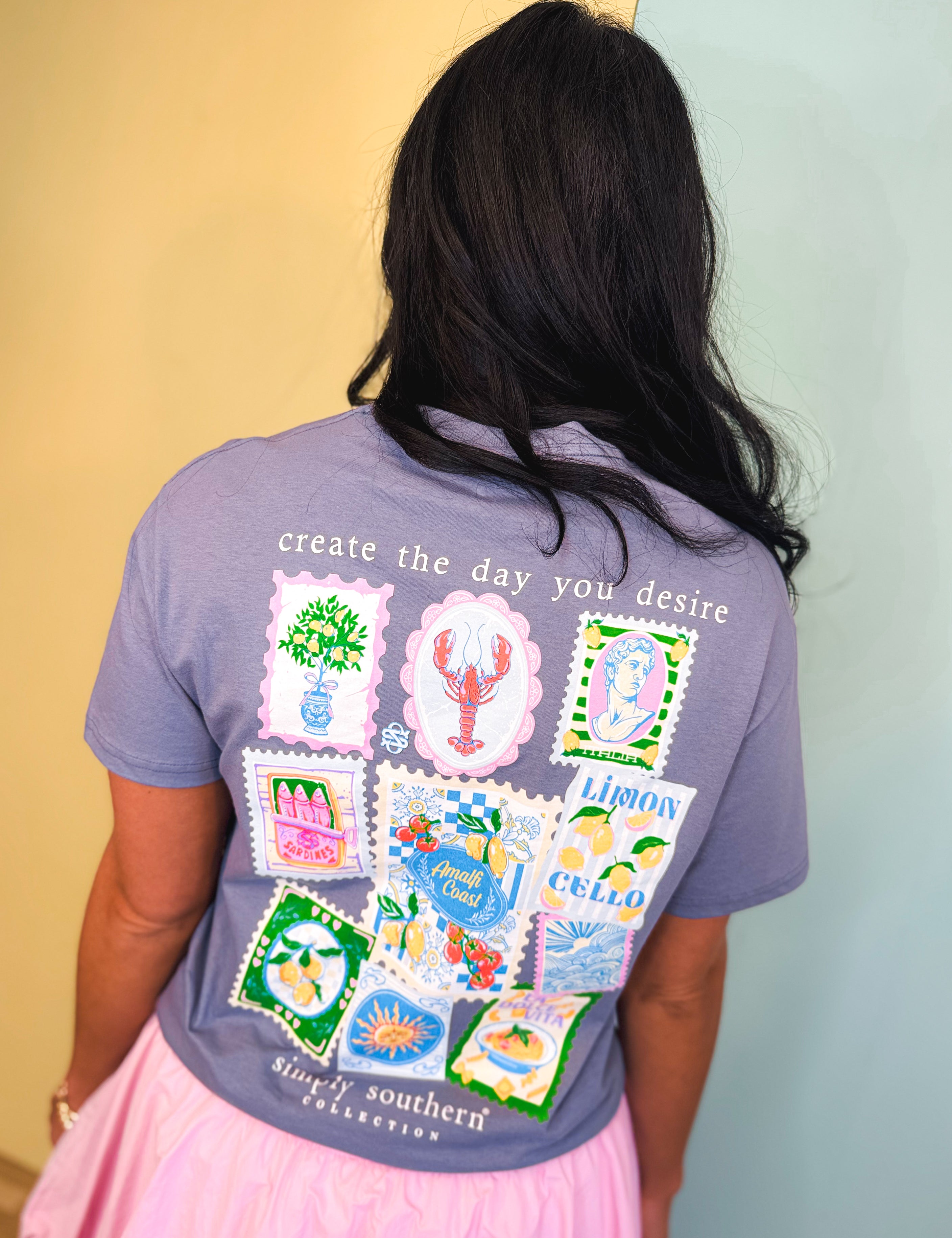 Simply Southern Day You Desire Tee - Denim - Lace and Grace Boutique
