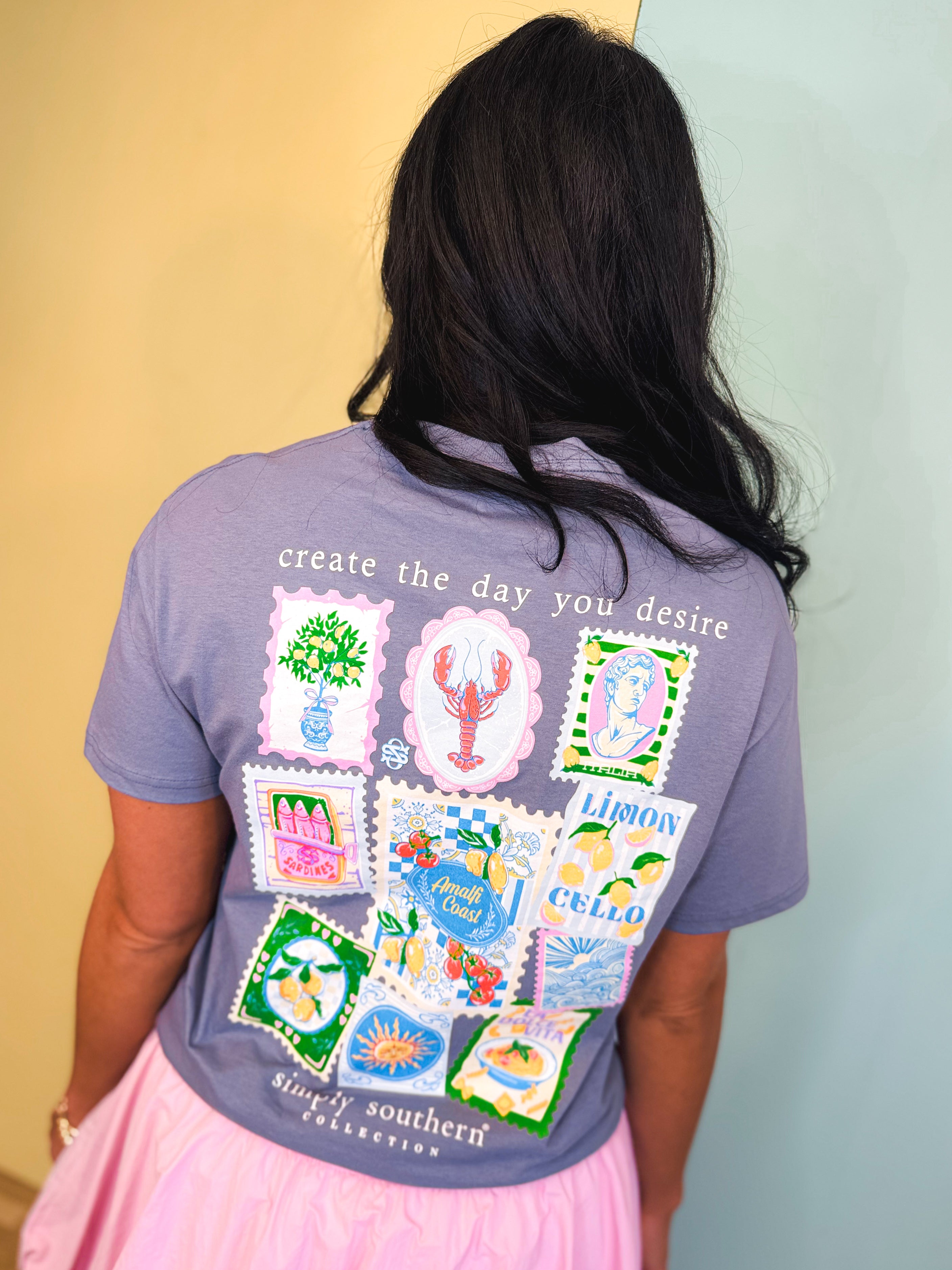 Simply Southern Day You Desire Tee - Denim - Lace and Grace Boutique