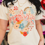 Love Never Fails Graphic Tee - Ivory