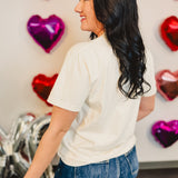 Love Never Fails Graphic Tee - Ivory