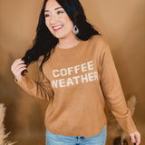 Coffee Weather Sweater - Brown