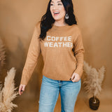 Coffee Weather Sweater - Brown