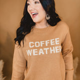 Coffee Weather Sweater - Brown