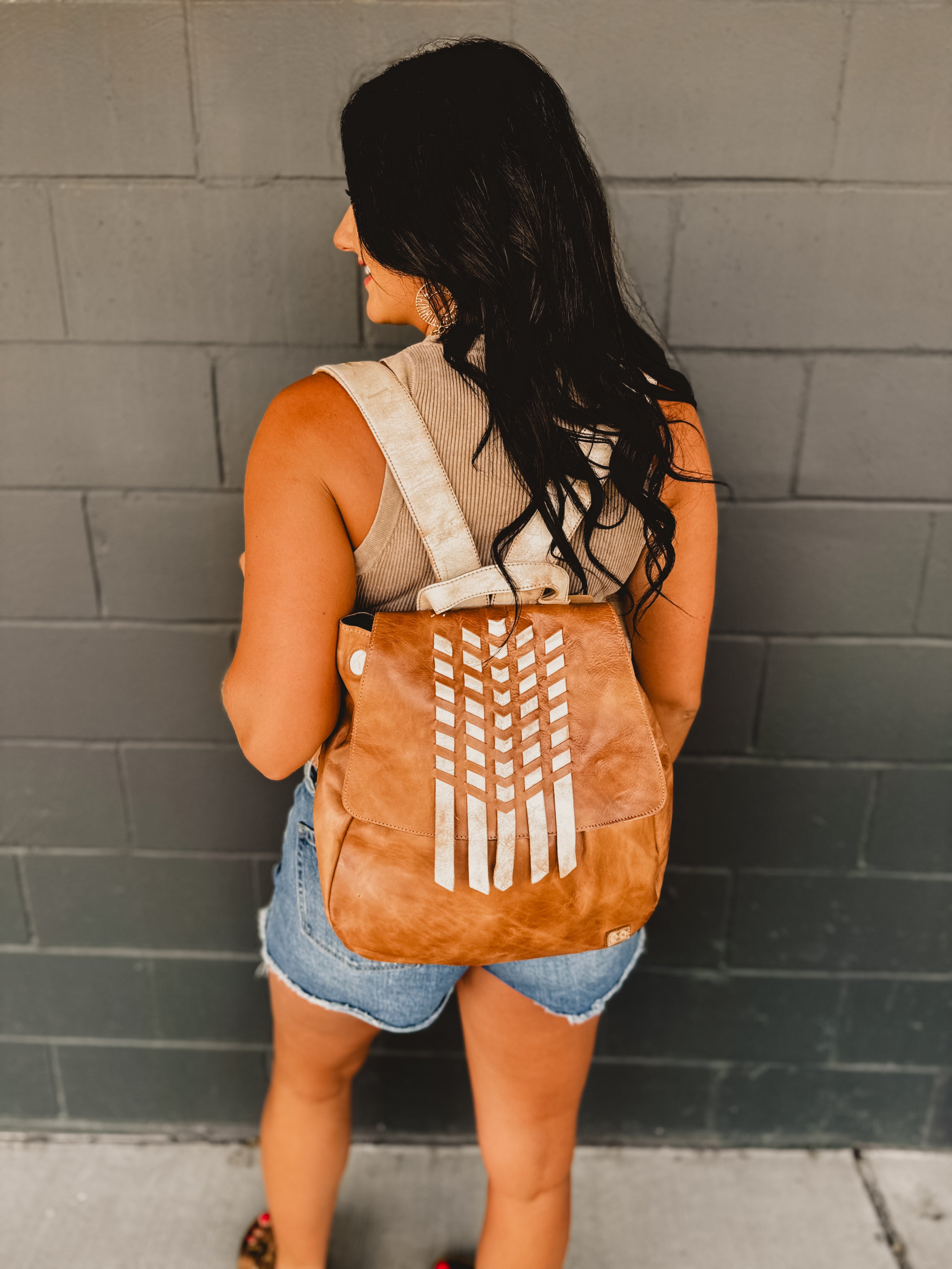 Bedstu Teji Backpack - Tan Rustic Nectar Lux - Lace and Grace Boutique