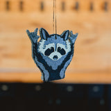 Rocky The Raccoon Car Freshie - Fresh Linen Odor Eliminator - Lace and Grace Boutique