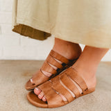 Bedstu Margin Leather Sandal - Tan DD
