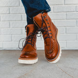 Bedstu Elisha II Platform Boot - Cognac Rustic