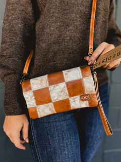 Bedstu Cadence PW Crossbody - Tan Rustic Nectar Lux - Lace and Grace Boutique
