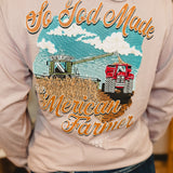 Simply Southern Farmer Long Sleeve Tee - Driftwood