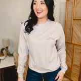 Simply Southern Happy Goose Long Sleeve Tee - Driftwood