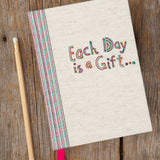 Natural Life Embroidered 5 Year Daily Journal - Gift