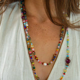 Natural Life Boho Beaded Necklace - Multicolor