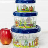 Natural Life Storage Containers, Set of 3 - Cabin