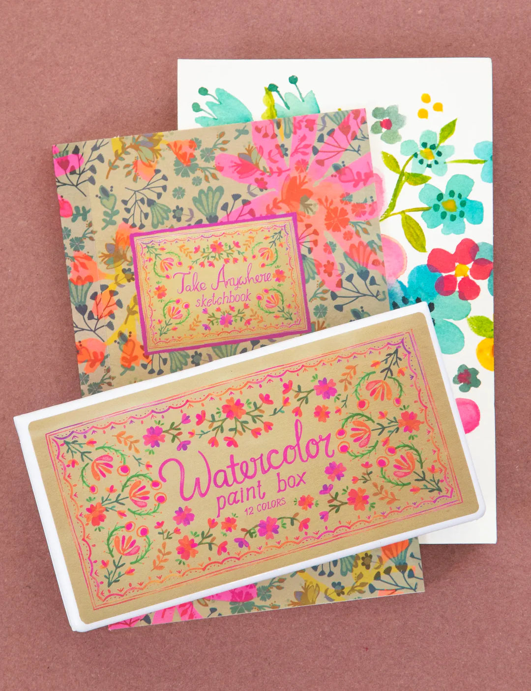 Natural Life Travel Watercolor & Sketchbook Set - Lace and Grace Boutique