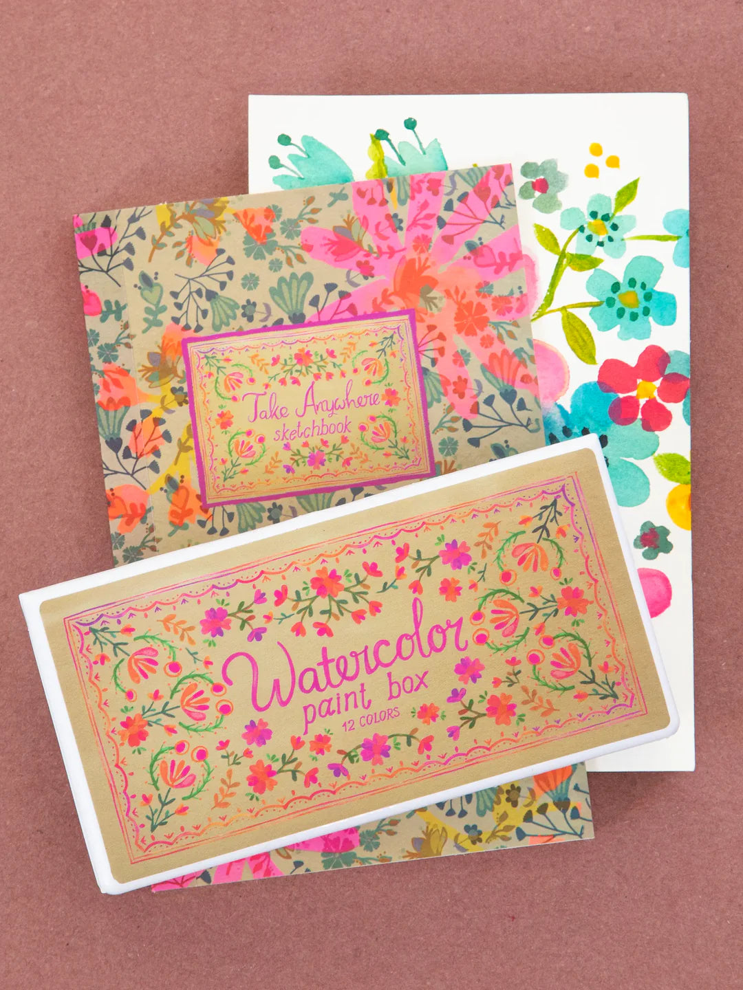 Natural Life Travel Watercolor & Sketchbook Set - Lace and Grace Boutique