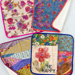 Natural Life Microfiber Dish Cloth, Set of 4 - Be Happy - Lace and Grace Boutique
