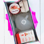 Natural Life Insulated Cooler Tote - Pink Watercolor Patchwork - Lace and Grace Boutique