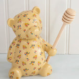 Natural Life Honey Bear Jar With Comb Dipper