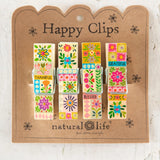 Natural Life Happy Clips, Set Of 4 - Thankful - Lace and Grace Boutique