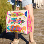 Natural Life Insulated Cooler Tote - Fish - Lace and Grace Boutique
