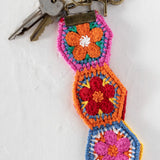 Natural Life Crochet Key Fob - Orange - Lace and Grace Boutique