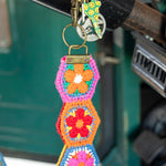 Natural Life Crochet Key Fob - Orange - Lace and Grace Boutique