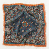 Natural Life Printed Cotton Bandana - Classic Charcoal - Lace and Grace Boutique