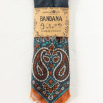 Natural Life Printed Cotton Bandana - Classic Charcoal - Lace and Grace Boutique
