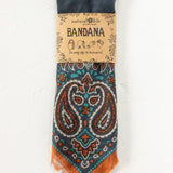 Natural Life Printed Cotton Bandana - Classic Charcoal - Lace and Grace Boutique