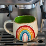 Natural Life Artisan Rainbow Coffee Mug - Cup of Courage - Lace and Grace Boutique